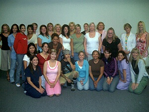 National Laser Institute students pose for a group photo after completing their laser hair removal course.