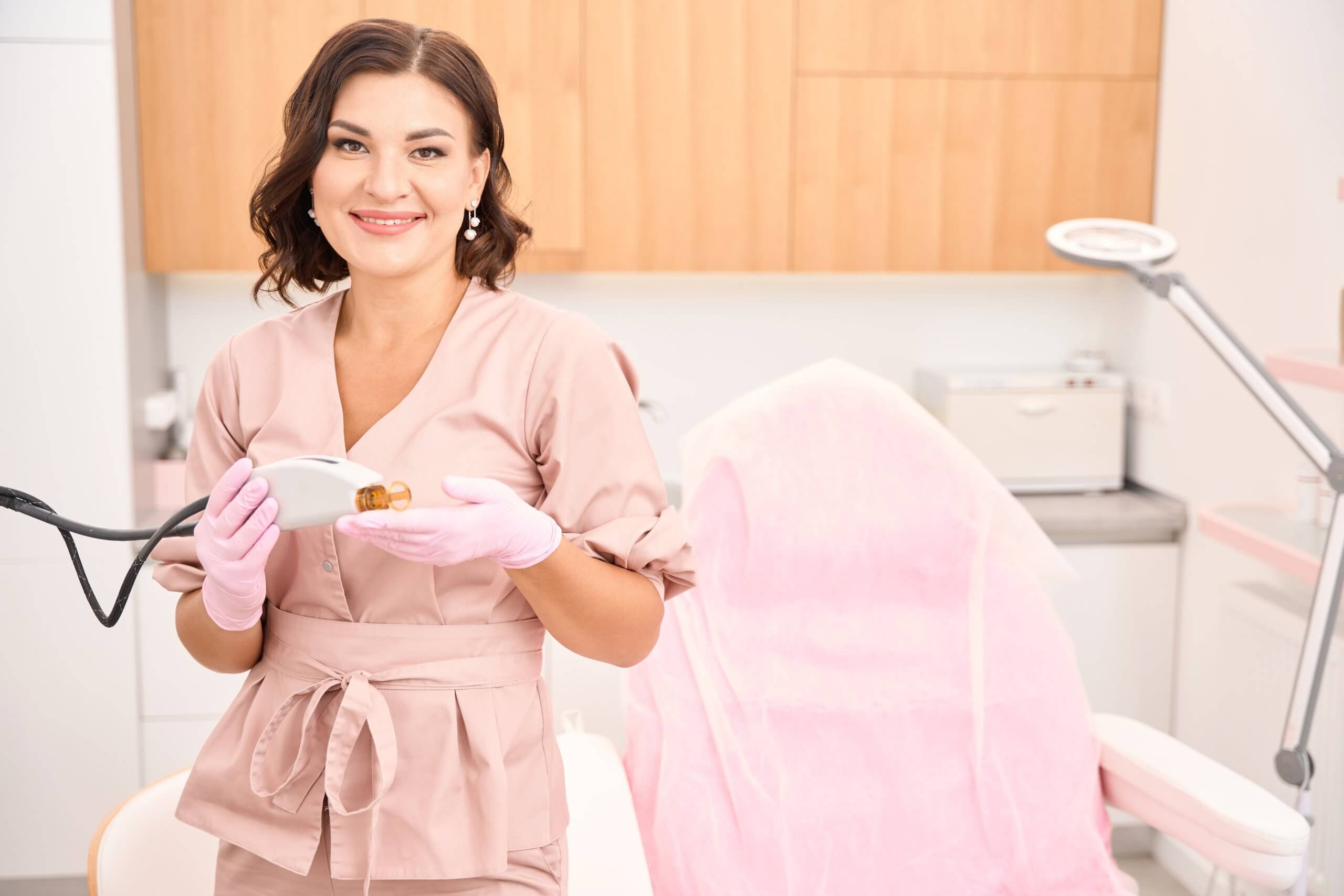 a medical aesthetician uses state-of-the-art technology and techniques, in order to offer an array of services to their customers